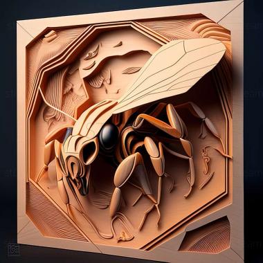 3D модель Camponotus kaguya (STL)